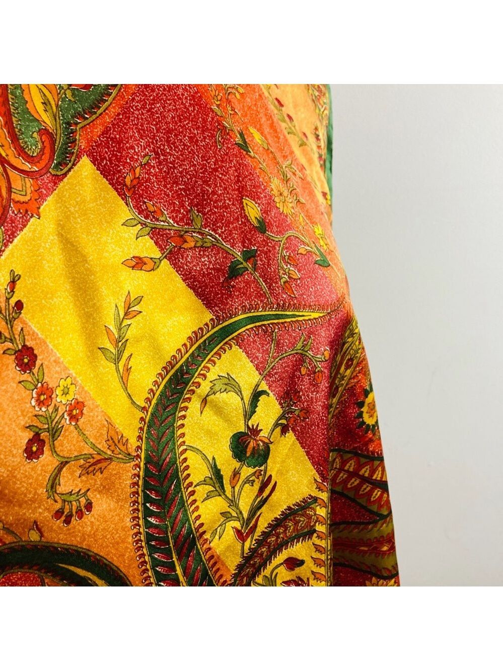 Silk Scarf, Beautiful, Multicolor - Picture 8 of 9